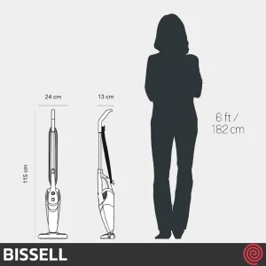 جاروبرقی عصایی بیسل مدل Bissell FeatherWeight 2024E | با توان 450 وات