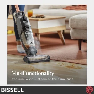 جارو برقی عصایی بیسل مدل Bissell 3527E | زمین شوی و آب و خاک با توان 1100 وات