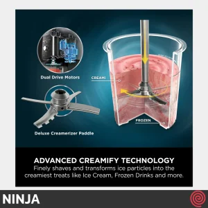 بستنی ساز 10 کاره نینجا مدل Ninja CREAMi Deluxe NC501