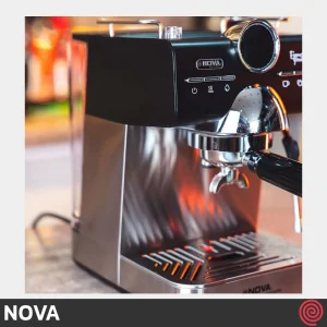 اسپرسو ساز نوا مدل NOVA NCM-1071EXPD | رنگ مشکی با فشار 20 بار
