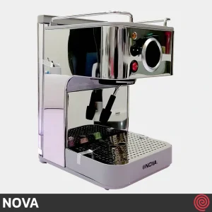 اسپرسو ساز نوا مدل NOVA NCM-140EXPF | رنگ نقره ای با فشار 15 بار