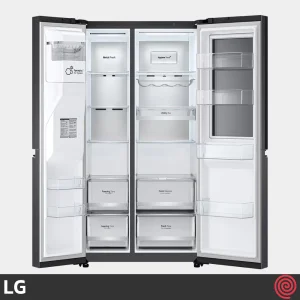 یخچال و فریزر ساید بای ساید 25 فوت ال جی مدل LG GCX-287TVB | رنگ مشکی