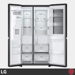 ساید بای ساید 25 فوت ال جی مدل LG GCX-287TVAN | رنگ دودی (مشکی استیل)