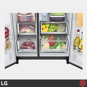 ساید بای ساید 25 فوت ال جی مدل LG GCX-287TVAN | رنگ دودی (مشکی استیل)