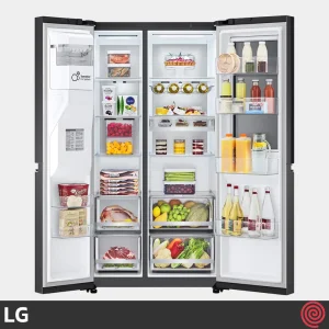 ساید بای ساید 25 فوت ال جی مدل LG GCX-287TNB | رنگ مشکی مات