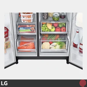ساید بای ساید 25 فوت ال جی مدل LG GCX-287TNB | رنگ مشکی مات