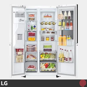 ساید بای ساید 25 فوت ال جی مدل LG GCX-287TNW | رنگ سفید