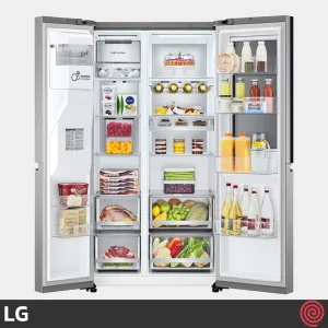 ساید بای ساید 25 فوت ال جی مدل LG GCX-287TNSI | رنگ نقره‌ای
