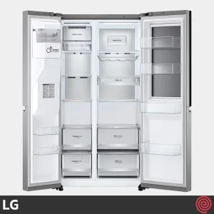 ساید بای ساید 25 فوت ال جی مدل LG GCX-287TNSI | رنگ نقره‌ای