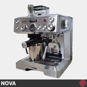 اسپرسو ساز نوا مدل NOVA NCM-165EXPGR | رنگ استیل با فشار 19 بار