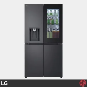 یخچال و فریزر ساید بای ساید 24 فوت ال جی مدل LG GC-X24FFCBB | رنگ استیل مشکی