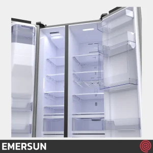 ساید بای ساید 32 فوت امرسان مدل EMERSUN ROSSO SBS32-R | رنگ تیتانیوم