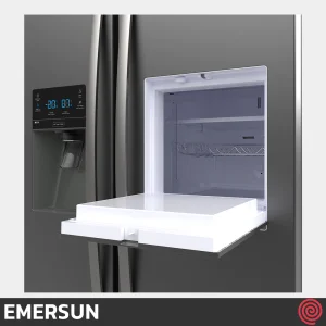 ساید بای ساید 32 فوت امرسان مدل EMERSUN ROSSO SBS32-R | رنگ تیتانیوم