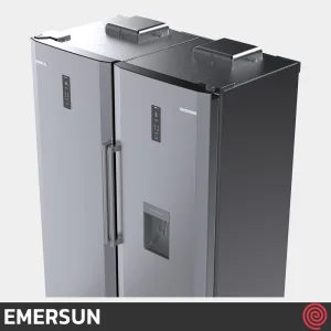 یخچال و فریزر دوقلو 30 فوت امرسان مدل EMERSUN R15H-F15H | رنگ تیتانیوم