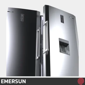 یخچال و فریزر دوقلو 30 فوت امرسان مدل EMERSUN R15H-F15H | رنگ تیتانیوم