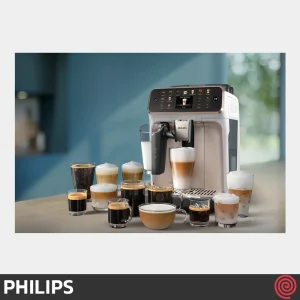 اسپرسو ساز فیلیپس مدل Philips EP5543 | رنگ سفید با فشار 15 بار
