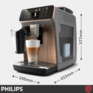 اسپرسو ساز فیلیپس مدل Philips EP5544 | رنگ خاکستری با فشار 15 بار