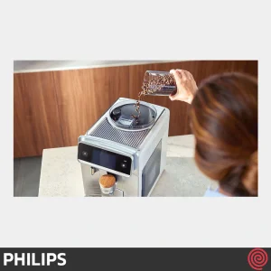 اسپرسو ساز فیلیپس مدل Philips EP8757 | رنگ نقره ای با فشار 15 بار