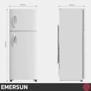 یخچال فریزر 17 فوت فریزر بالا امرسان مدل EMERSUN CB17A