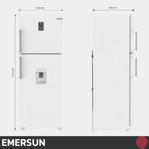 یخچال فریزر 18 فوت فریزر بالا امرسان مدل EMERSUN CB18HD