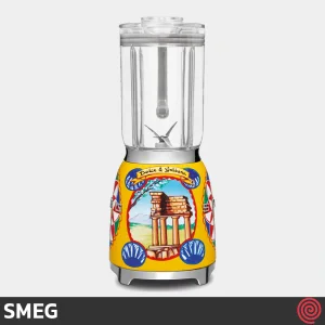 مخلوط کن تک کاره اسمگ مدل Smeg BLF01DG | طرح دولچه و گابانا رنگ زرد با توان 800 وات