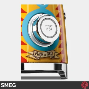 مخلوط کن تک کاره اسمگ مدل Smeg BLF01DG | طرح دولچه و گابانا رنگ زرد با توان 800 وات