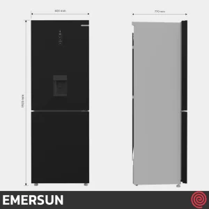 یخچال فریزر 22 فوت فریزر پایین امرسان مدل EMERSUN CB22ELD | الگانت با آبسردکن