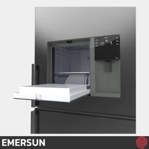 یخچال فریزر 27 فوت فریزر پایین امرسان مدل EMERSUN CB27W5 | رنگ تیتانیوم