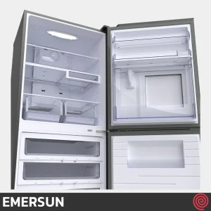 یخچال فریزر 27 فوت فریزر پایین امرسان مدل EMERSUN CB27W5 | رنگ تیتانیوم