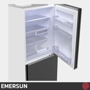 یخچال فریزر 27 فوت فریزر پایین امرسان مدل EMERSUN CB27W4 | الگانت با درب شیشه ای