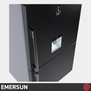 یخچال فریزر 27 فوت فریزر پایین امرسان مدل EMERSUN CB27W2 | رنگ تیتانیوم
