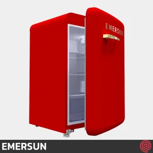 یخچال تک 7 فوت امرسان مدل EMERSUN Onyx R7CLAO | اونیکس رنگ قرمز