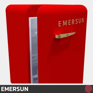 یخچال تک 7 فوت امرسان مدل EMERSUN Onyx R7CLAO | اونیکس رنگ قرمز