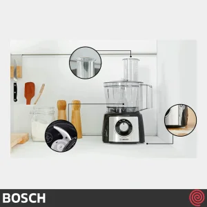 غذاساز 50 کاره بوش مدل Bosch MCM3PM386 | رنگ مشکی با توان 900 وات
