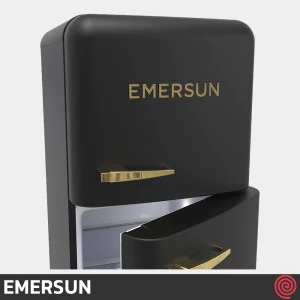 یخچال فریزر 16 فوت فریزر بالا امرسان مدل EMERSUN Onyx CB16CLAO | اونیکس رنگ مشکی