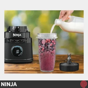 مخلوط کن چند کاره نینجا مدل Ninja TB301 | رنگ مشکی با توان 1200 وات