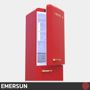 یخچال فریزر 20 فوت فریزر پایین امرسان مدل EMERSUN Onyx CB46CLA | اونیکس رنگ قرمز