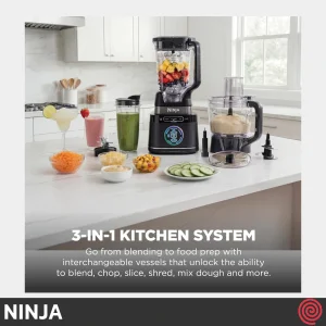 غذاساز چند کاره نینجا مدل Ninja QX401 | رنگ مشکی با توان 800 وات