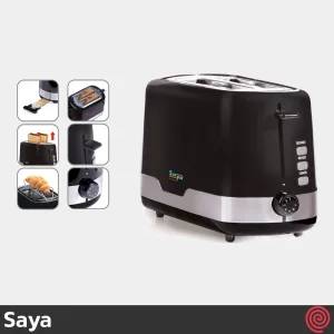 توستر نان 2 اسلایس سایا مدل تنورک Saya Tanoorak-C | اسلات کوچک