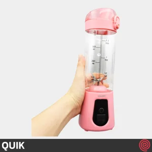 شیکر شارژی کوییک مدل Quik GS-Q5-174941 | رنگ صورتی با توان 120 وات