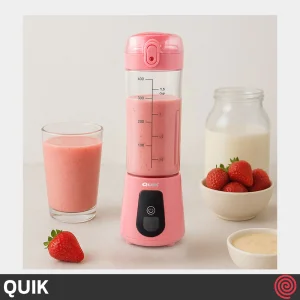 شیکر شارژی کوییک مدل Quik GS-Q5-174941 | رنگ صورتی با توان 120 وات