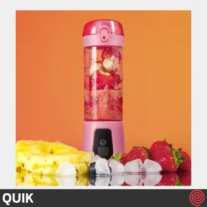 شیکر شارژی کوییک مدل Quik GS-Q5-174941 | رنگ صورتی با توان 120 وات