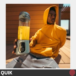 شیکر شارژی کوییک مدل Quik GS-Q5-174941 | رنگ خاکستری با توان 120 وات