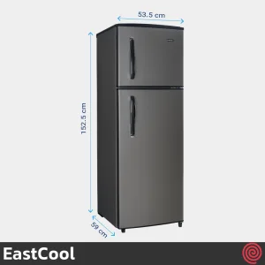 یخچال فریزر 12 فوت فریزر بالا ایستکول مدل EastCool TM-96200-DC | رنگ نوک مدادی