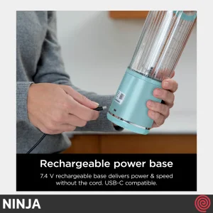 شیکر شارژی نینجا مدل Ninja BC151CS | با رنگ کرم شنی