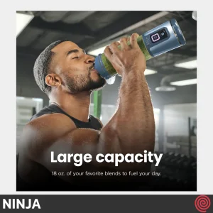 شیکر شارژی نینجا مدل Ninja BC151ML | با رنگ بنفش ملایم