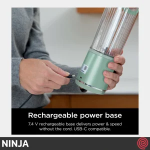 شیکر شارژی نینجا مدل Ninja BC151MT | با رنگ نعنایی