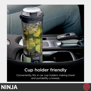 شیکر شارژی نینجا مدل Ninja BC151OG | با رنگ سبز زیتونی متالیک