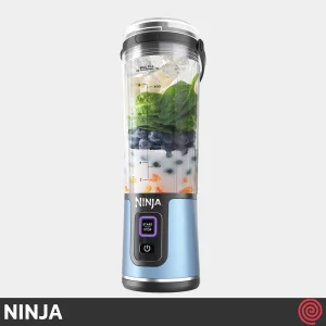شیکر شارژی نینجا مدل Ninja Blast BC151BM | رنگ آبی متالیک، قابل حمل با باتری 7.4 ولت