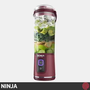 شیکر شارژی نینجا مدل Ninja Blast BC151CR | رنگ قرمز آلبالویی، قابل حمل با باتری 7.4 ولت